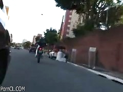 Busty Brazilian Biker