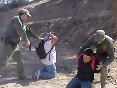 Border jumper receives fucked by nasty border patrol officer
