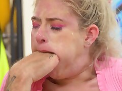 Fucker makes a decision to have lenience on the legal age teenager and drills vagina only