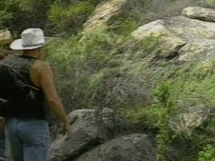 Spunk loving horny muscled gay cowboys hardcore anal whacking