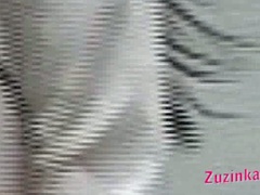 Masturbation in a taxi with zuzinka