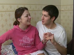Teen in cute socks enticed into fucking
